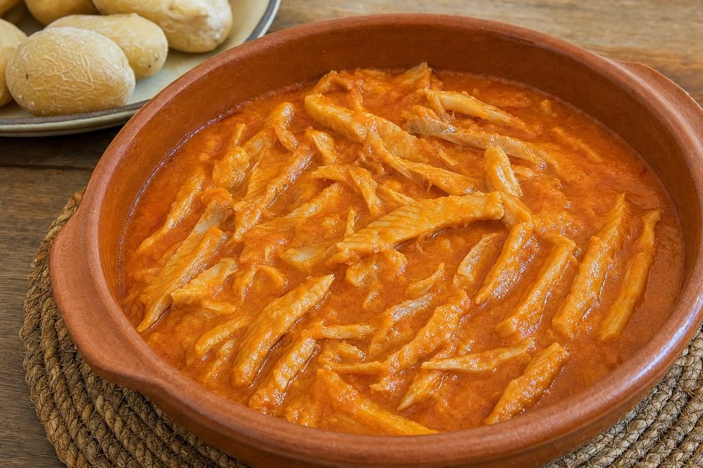 Tollos en salsa canarios