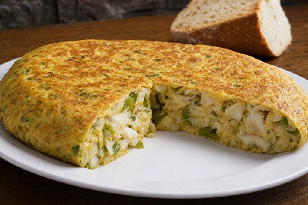 Tortilla de bacalao vasca