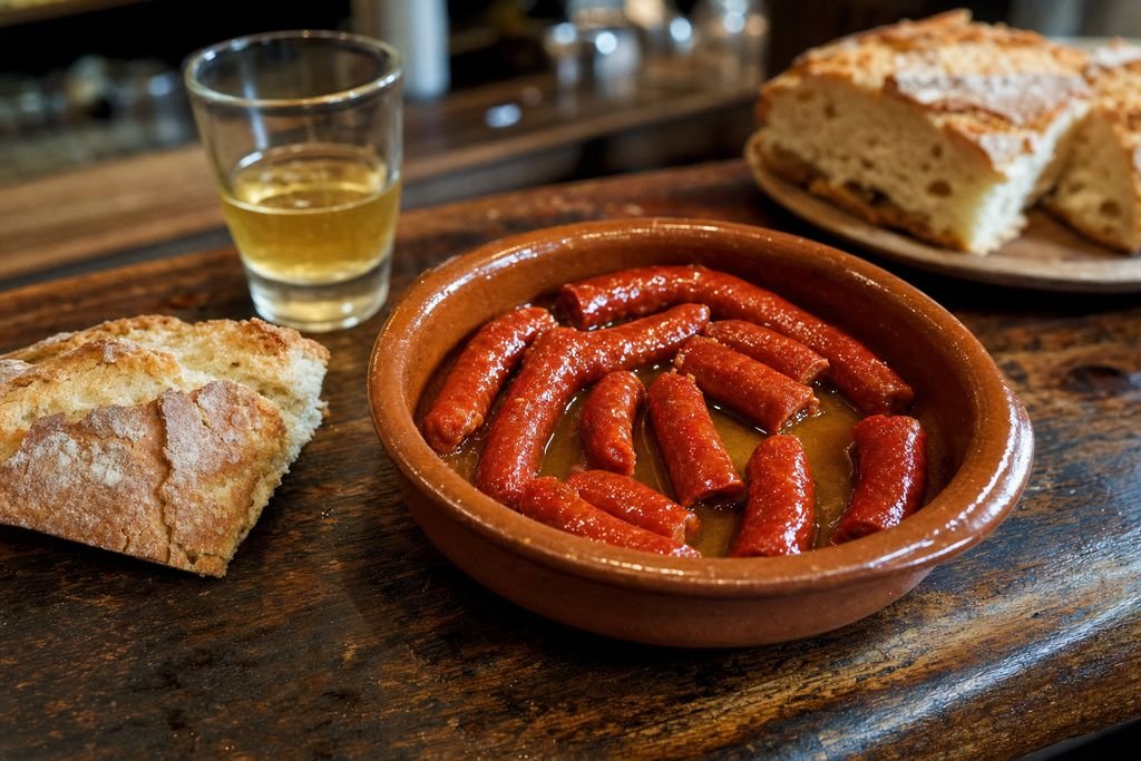 Txistorra a la sidra