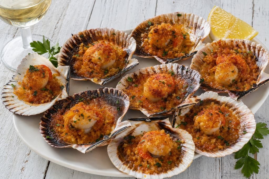 Vieiras a la gallega